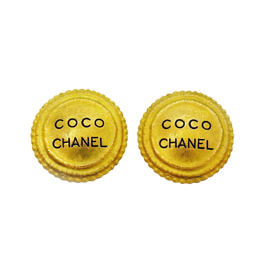 CHANEL Gold Earrings